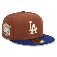 Adult Men's Los Angeles Dodgers New Era Harvest 40th Anniversary 59FIFTY Fitted Hat - Brown