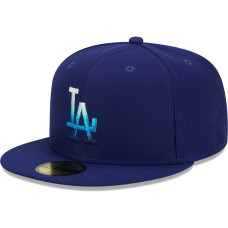 Adult Men's Los Angeles Dodgers New Era Metallic Gradient 59FIFTY Fitted Hat - Royal