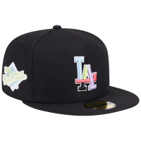 Adult Men's Los Angeles Dodgers New Era Multi-Color Pack 59FIFTY Fitted Hat - Black