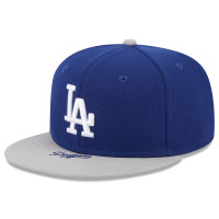 Adult Men's Los Angeles Dodgers New Era On Deck 59FIFTY Fitted Hat - Royal/White