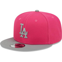 Adult Men's Los Angeles Dodgers New Era Two-Tone Color Pack 9FIFTY Snapback Hat - Pink
