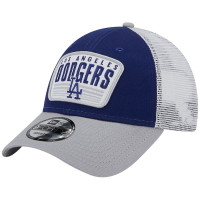 Adult Men's Los Angeles Dodgers New Era Two-Tone Patch 9FORTY Snapback Hat - Royal