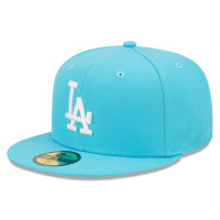 Adult Men's Los Angeles Dodgers New Era Vice Highlighter Logo 59FIFTY Fitted Hat - Blue 