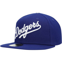 Adult Men's Los Angeles Dodgers New Era White Logo 59FIFTY Fitted Hat - Royal 