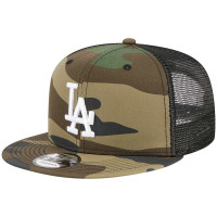 Adult Men's Los Angeles Dodgers New Era Woodland Camo Trucker 9FIFTY Snapback Hat - Camo