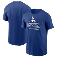 Adult Men's Los Angeles Dodgers 2022 NL West Division Champions baseball T-shirt - Royal