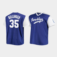 Los Angeles Dodgers #35 Cody Bellinger Replica Cooperstown Collection Men's Jersey - Royal White Los Angeles Dodgers #35 Cody Bellinger Replica Cooperstown Collection Men's Jersey - Royal White
