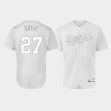 Men's Los Angeles Dodgers Authentic #27 Alex Verdugo 2019 Players' Weekend White Dugie Jersey Men's Los Angeles Dodgers Authentic #27 Alex Verdugo 2019 Players' Weekend White Dugie Jersey