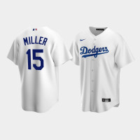 Men's Los Angeles Dodgers Bobby Miller #15 White 2020 Draft Home Replica Jersey Men's Los Angeles Dodgers Bobby Miller #15 White 2020 Draft Home Replica Jersey