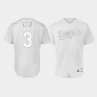 Men's Los Angeles Dodgers Authentic #3 Chris Taylor 2019 Players' Weekend White CT3 Jersey Men's Los Angeles Dodgers Authentic #3 Chris Taylor 2019 Players' Weekend White CT3 Jersey