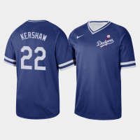 Men's Los Angeles Dodgers Clayton Kershaw #22 Royal Cooperstown Collection V-Neck Legend Jersey Men's Los Angeles Dodgers Clayton Kershaw #22 Royal Cooperstown Collection V-Neck Legend Jersey
