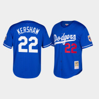 Los Angeles Dodgers Clayton Kershaw Men's Royal Mesh Batting Practice Cooperstown Collection Jersey Los Angeles Dodgers Clayton Kershaw Men's Royal Mesh Batting Practice Cooperstown Collection Jersey