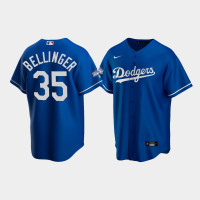 Men's Los Angeles Dodgers Cody Bellinger Royal 2020 World Series Champions Alternate Replica Jersey
