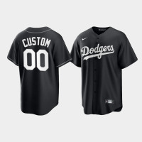 Los Angeles Dodgers Custom Black Alternate Fashion Replica Jersey Los Angeles Dodgers Custom Black Alternate Fashion Replica Jersey