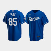 Men's Los Angeles Dodgers Dustin May Royal 2020 World Series Champions Alternate Replica Jersey