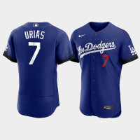 Los Angeles Dodgers Julio Urias Royal 2021 City Connect Authentic Jersey Los Angeles Dodgers Julio Urias Royal 2021 City Connect Authentic Jersey