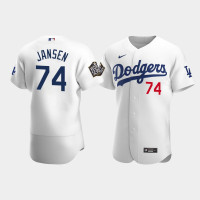 Men's Los Angeles Dodgers Kenley Jansen White 2020 World Series Home Authentic Jersey Men's Los Angeles Dodgers Kenley Jansen White 2020 World Series Home Authentic Jersey
