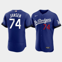 Los Angeles Dodgers Kenley Jansen Royal 2021 City Connect Authentic Jersey