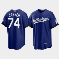 Los Angeles Dodgers Kenley Jansen Royal 2021 City Connect Replica Jersey