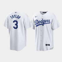 Chris Taylor Los Angeles Dodgers White Replica Home Player Jersey