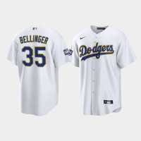 Cody Bellinger Los Angeles Dodgers White 2021 Gold Program Replica Jersey Cody Bellinger Los Angeles Dodgers White 2021 Gold Program Replica Jersey