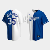 Cody Bellinger Los Angeles Dodgers White Royal Split Replica Jersey