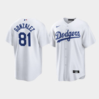 Victor Gonzalez Los Angeles Dodgers White Replica Home Player Jersey