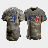 Walker Buehler Los Angeles Dodgers Camo 2021 Armed Forces Day Authentic Jersey Walker Buehler Los Angeles Dodgers Camo 2021 Armed Forces Day Authentic Jersey