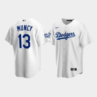 Men's Los Angeles Dodgers Max Muncy White 2020 World Series Champions Home Replica Jersey