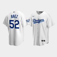 Men's Los Angeles Dodgers Pedro Baez White 2020 World Series Champions Home Replica Jersey Men's Los Angeles Dodgers Pedro Baez White 2020 World Series Champions Home Replica Jersey
