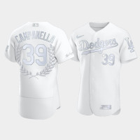 Men's Los Angeles Dodgers Roy Campanella #39 White Awards Collection Retirement Jersey Men's Los Angeles Dodgers Roy Campanella #39 White Awards Collection Retirement Jersey