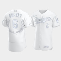 Men's Los Angeles Dodgers Steve Garvey #6 White Awards Collection NL MVP Jersey