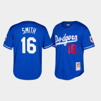 Los Angeles Dodgers Will Smith Men's Royal Mesh Batting Practice Cooperstown Collection Jersey Los Angeles Dodgers Will Smith Men's Royal Mesh Batting Practice Cooperstown Collection Jersey