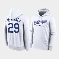 Los Angeles Dodgers Billy McKinney White 2021 City Connect Performance Hoodie