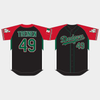 Men Los Angeles Dodgers Blake Treinen Black 2021 Mexican Heritage Night Limited Jersey
