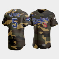 Men Los Angeles Dodgers Corey Seager Camo 2021 Armed Forces Day Jersey Men Los Angeles Dodgers Corey Seager Camo 2021 Armed Forces Day Jersey