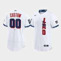 Men Los Angeles Dodgers Custom White 2021 All-Star Game Authentic Jersey Men Los Angeles Dodgers Custom White 2021 All-Star Game Authentic Jersey