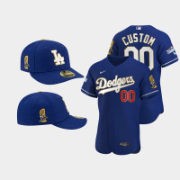 Men Los Angeles Dodgers Custom Royal 7X Champs Trophy Jersey Cap Jersey Men Los Angeles Dodgers Custom Royal 7X Champs Trophy Jersey Cap Jersey