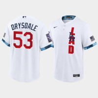 Men Los Angeles Dodgers #53 Don Drysdale White 2021 All-Star Game Replica Jersey