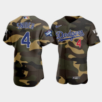 Men Los Angeles Dodgers Duke Snider Camo 2021 Armed Forces Day Jersey