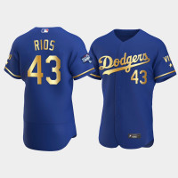 Men Los Angeles Dodgers Edwin Rios Royal 2021 Gold Program World Series Champions Jersey Men Los Angeles Dodgers Edwin Rios Royal 2021 Gold Program World Series Champions Jersey