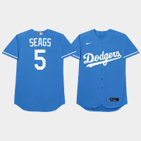 Corey Seager Los Angeles Dodgers Blue 2021 Players Weekend Nickname Seags Jersey