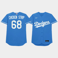 Ross Stripling Los Angeles Dodgers Blue 2021 Players Weekend Nickname Chicken Strip Jersey