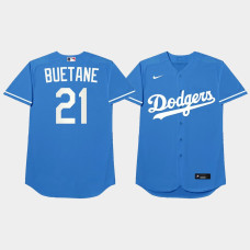Walker Buehler Los Angeles Dodgers Blue 2021 Players Weekend Nickname Buetane Jersey