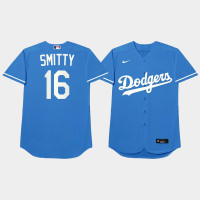 Will Smith Los Angeles Dodgers Blue 2021 Players Weekend Nickname Smitty Jersey