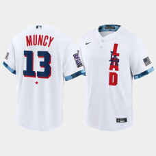 Men Los Angeles Dodgers Max Muncy White 2021 All-Star Game 1-Star Jersey
