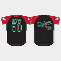 Men Los Angeles Dodgers #50 Mookie Betts Black 2021 Mexican Heritage Night Limited Jersey