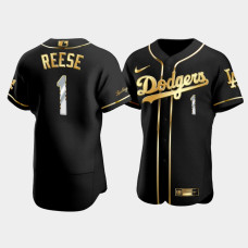 Men Los Angeles Dodgers Pee Wee Reese Black 2021 Gold Program Golden Authentic Jersey Men Los Angeles Dodgers Pee Wee Reese Black 2021 Gold Program Golden Authentic Jersey