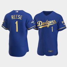 Men Los Angeles Dodgers Pee Wee Reese Royal 2021 Gold Program World Series Champions Jersey Men Los Angeles Dodgers Pee Wee Reese Royal 2021 Gold Program World Series Champions Jersey