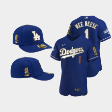 Men Los Angeles Dodgers Pee Wee Reese Royal 7X Champs Trophy Jersey Cap Jersey Men Los Angeles Dodgers Pee Wee Reese Royal 7X Champs Trophy Jersey Cap Jersey